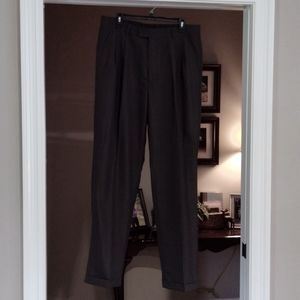 Men's Eddie Domani Dark Brown Suit Pants